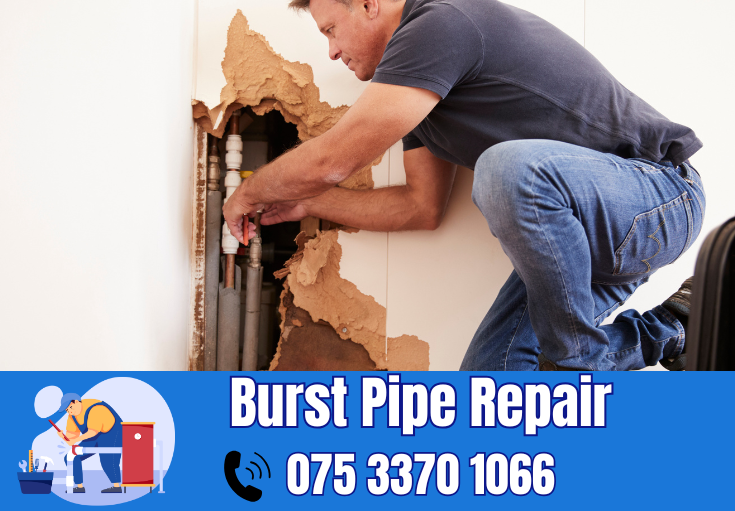 burst pipe repair Orpington